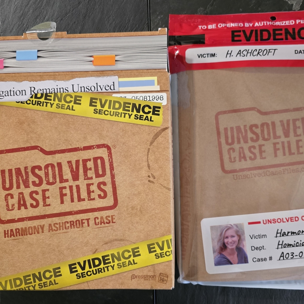 Unsolved Case Files Mystery Game - Harmony Ashcroft Edition